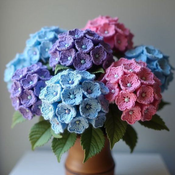 vibrant floral arrangements displayed