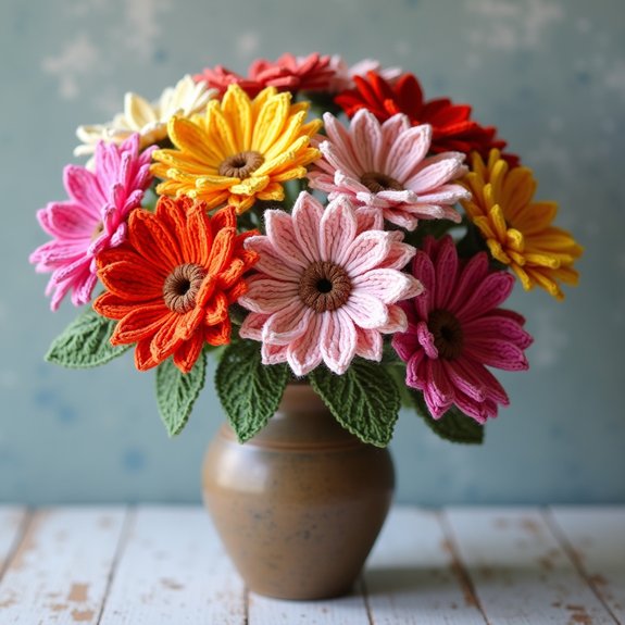 vibrant gerbera daisy blooms