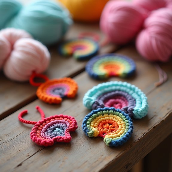 vibrant multi colored accessories