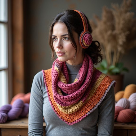 vibrant multi patterned headband