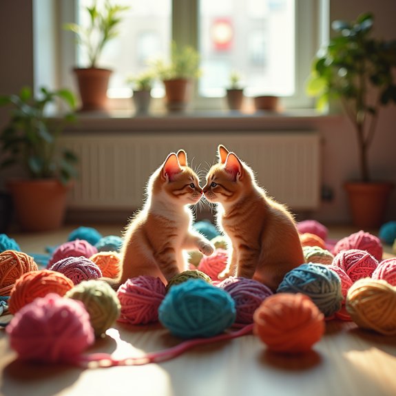 vibrant textured yarn collection