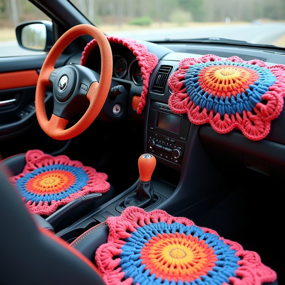 vibrant vehicle interior accessories