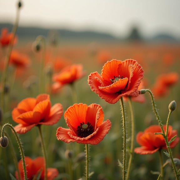 vibrant wildflowers in bloom
