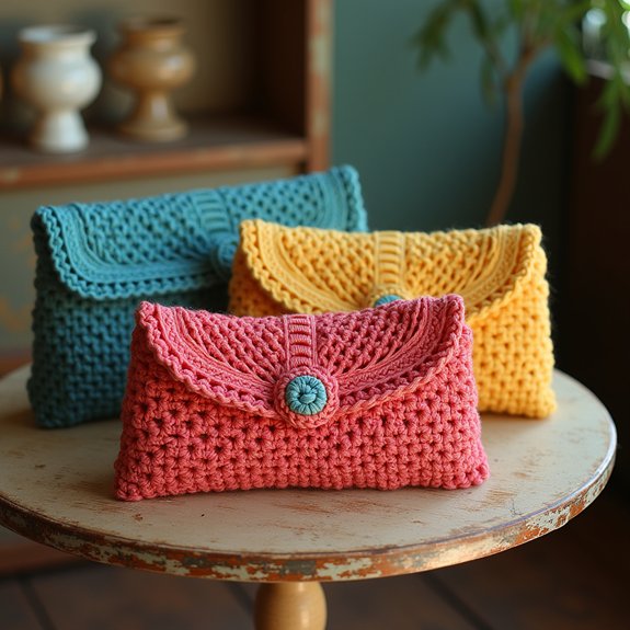 vintage crochet handbag design
