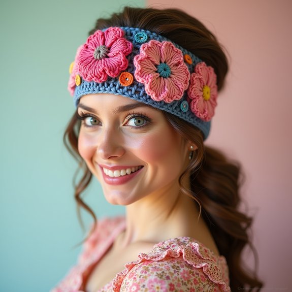 vintage style crochet accessory