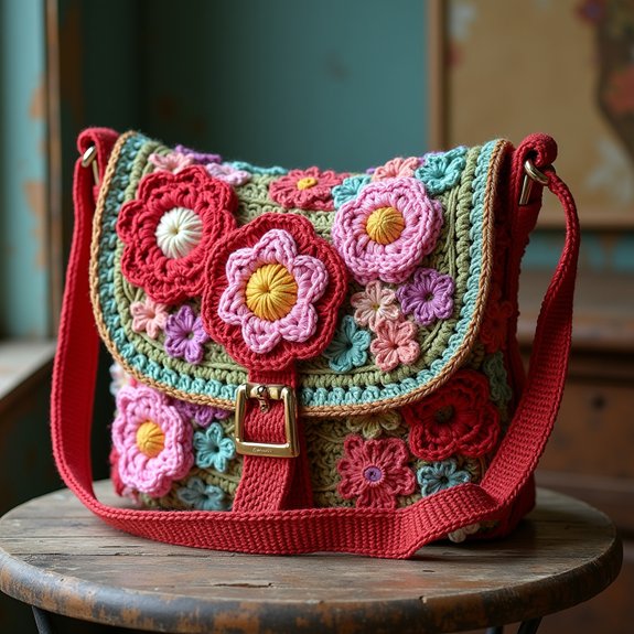 vintage style messenger bag