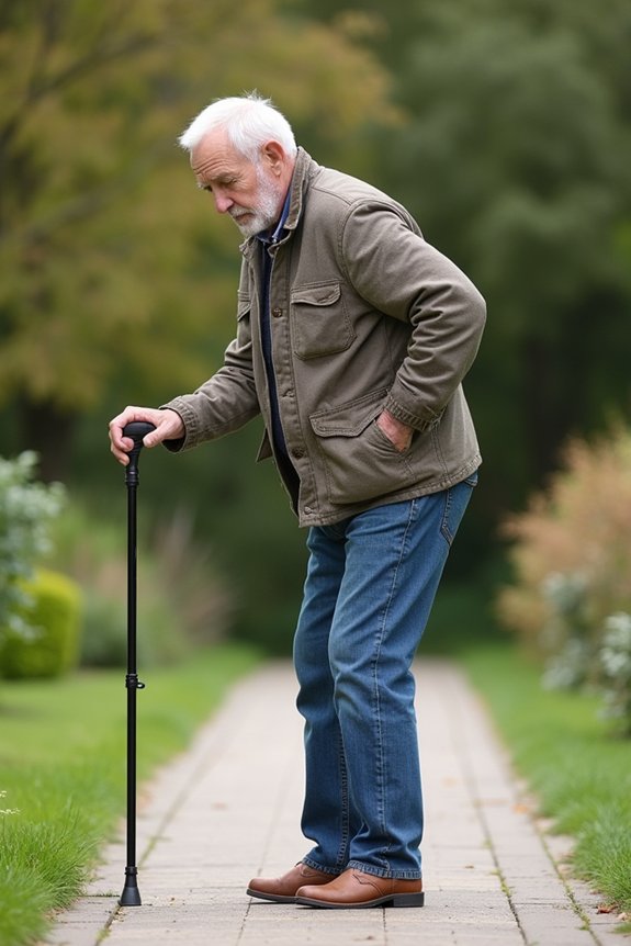 walking stick height guidelines