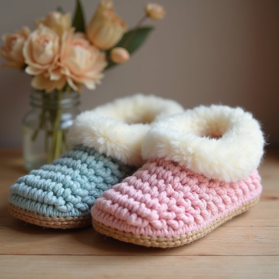 warm and comfortable footwear