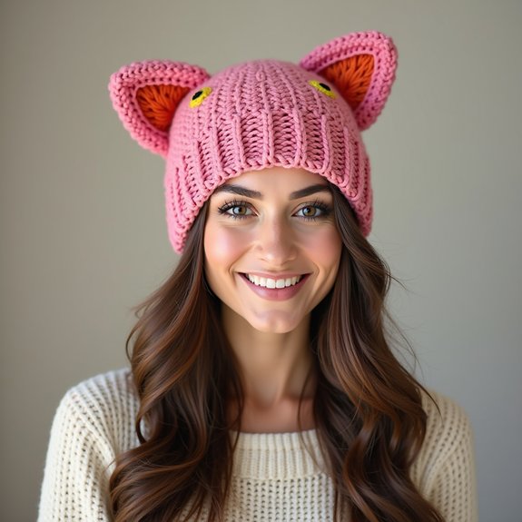warm and stylish feline accessory