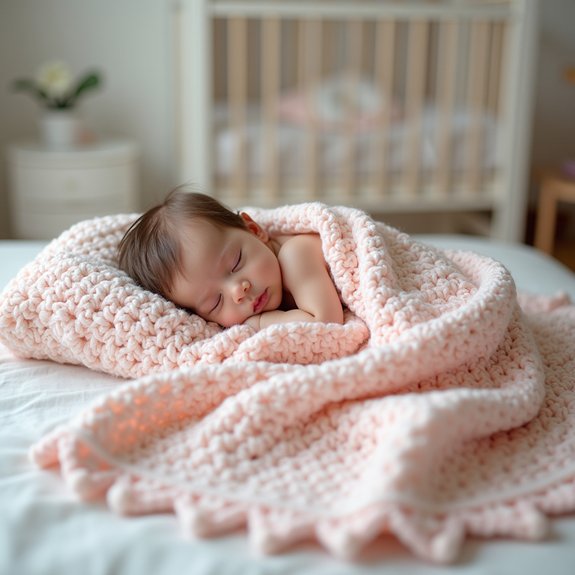 warm handmade infant blankets
