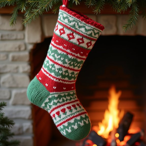 warm knitted holiday decoration