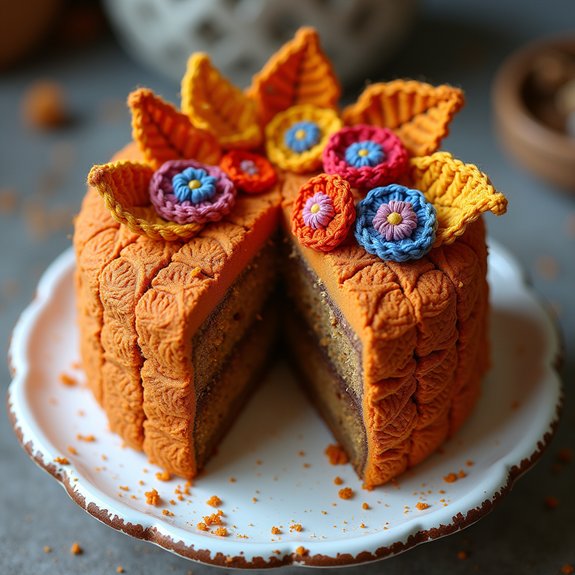 warm spiced autumn dessert