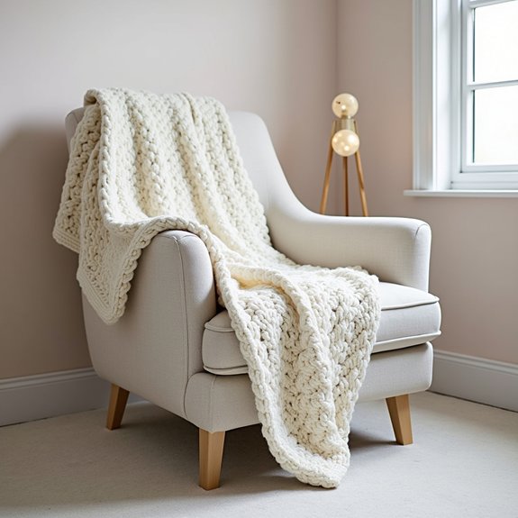 warm textured knitted comfort