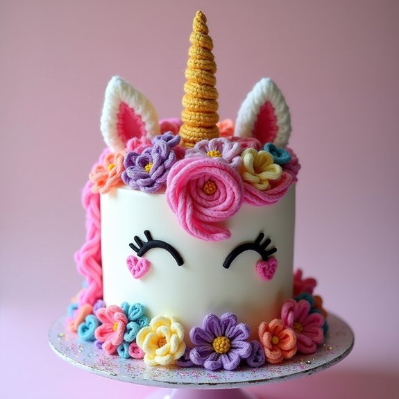 whimsical colorful enchanting dessert