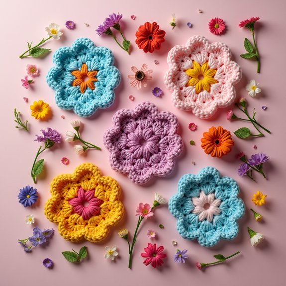 wildflower filled community space