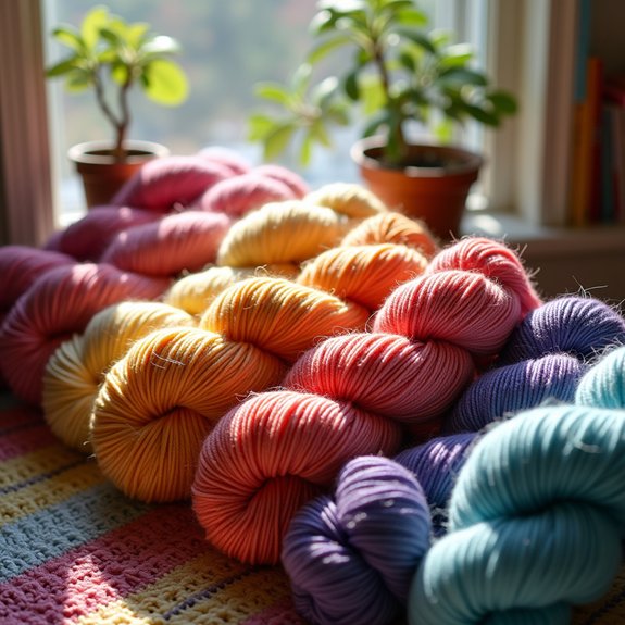 yarn crafting stitch technique