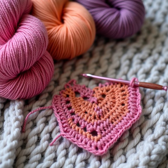 yarn over pull through