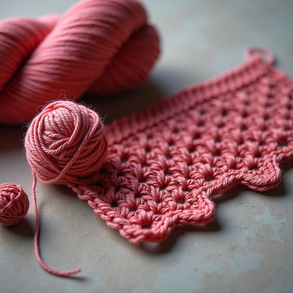 yarn over pull through