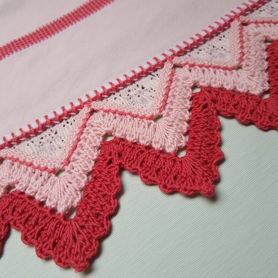 zigzag edge pattern design