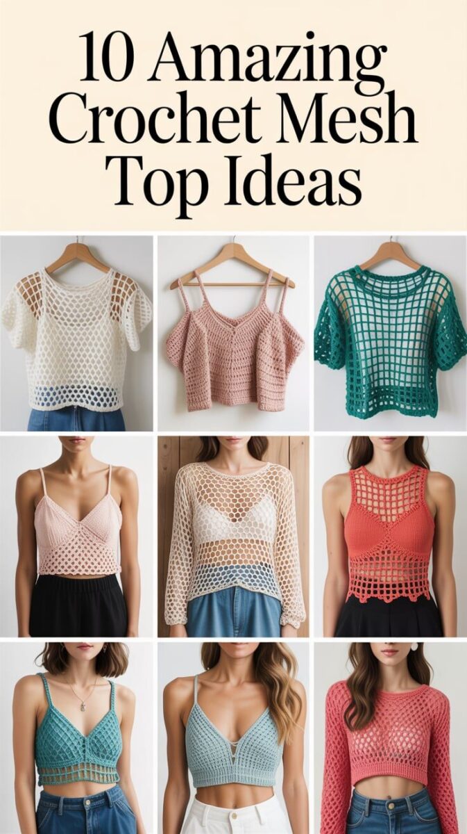 Crochet Mesh Top Ideas