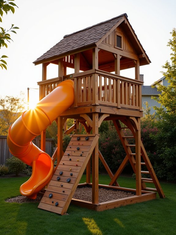 adventure fort with lookout