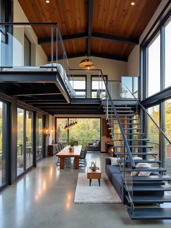 airy minimalist loft sanctuary