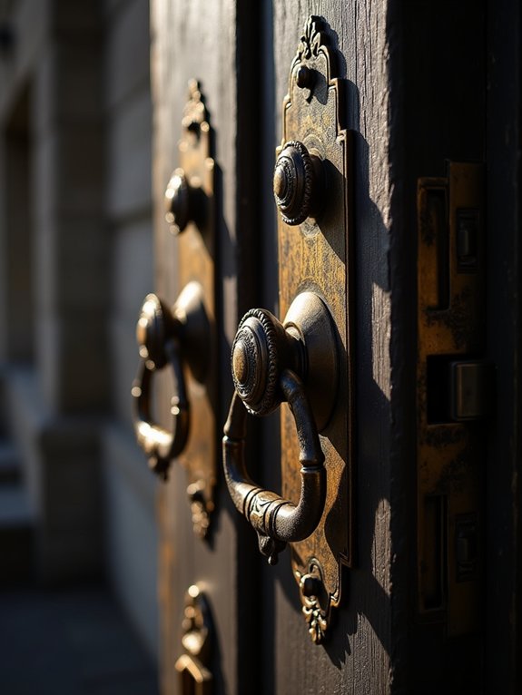 antique bronze castle accents