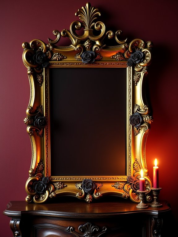 antique gold frame displays