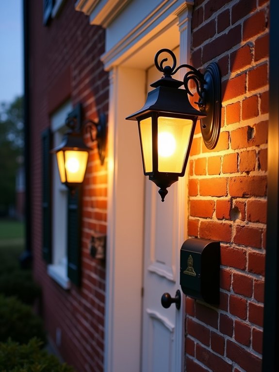 antique outdoor lighting elegance