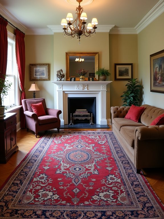antique persian rugs enhance decor