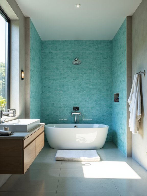 aqua spa bathroom retreat