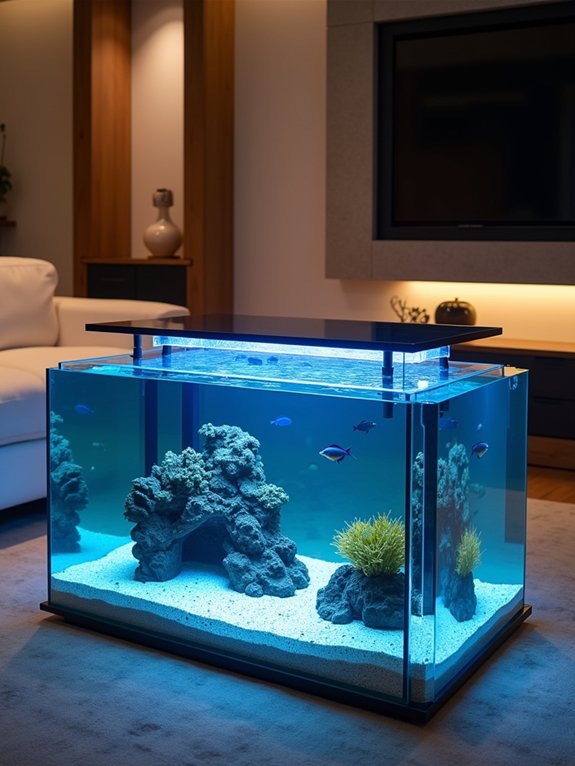 aquarium coffee table centerpiece