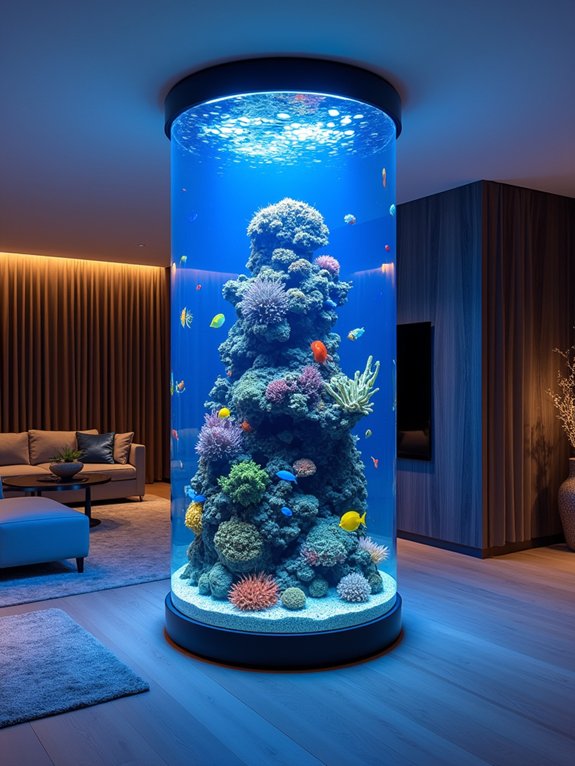 aquarium room divider elegance