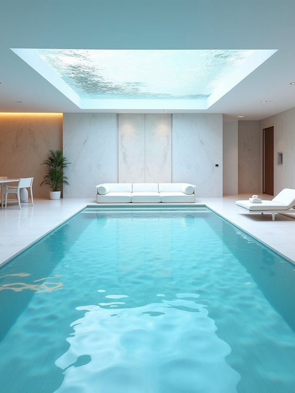 aquatic ceiling visual spectacle