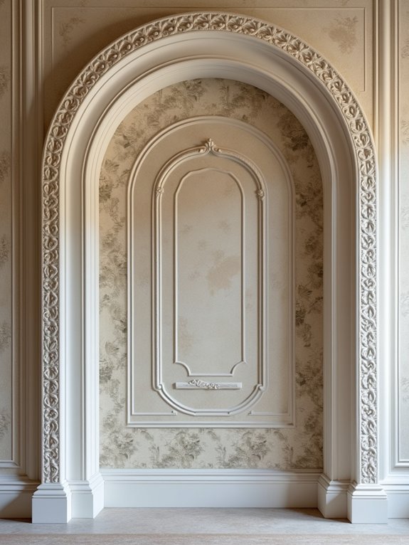 architectural beauty with wallpaper