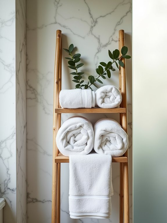 artful towel display ideas