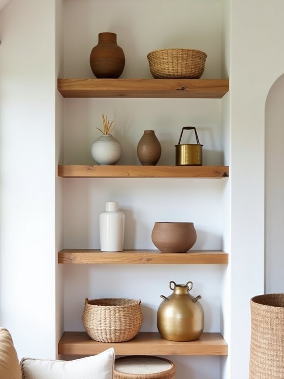 artisanal collections on display