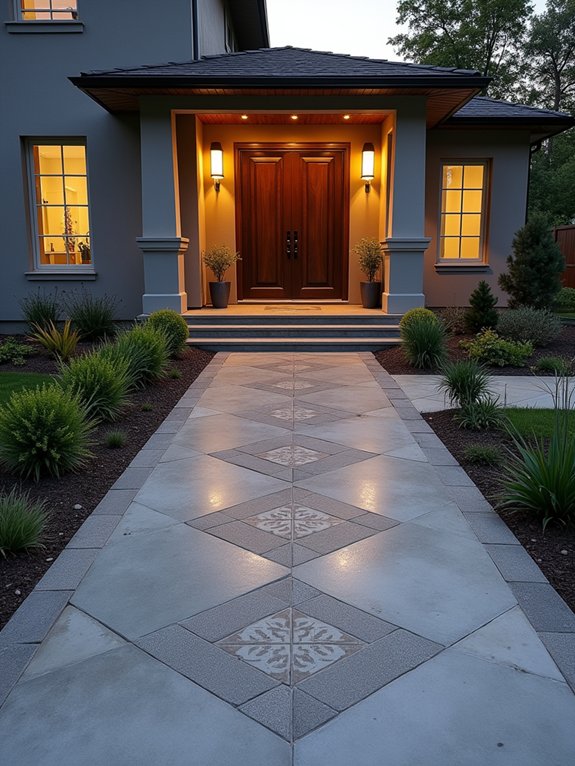 artistic concrete floor designs