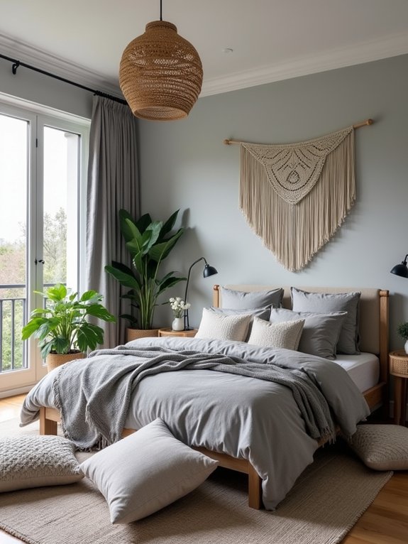 artistic grey boho sanctuary