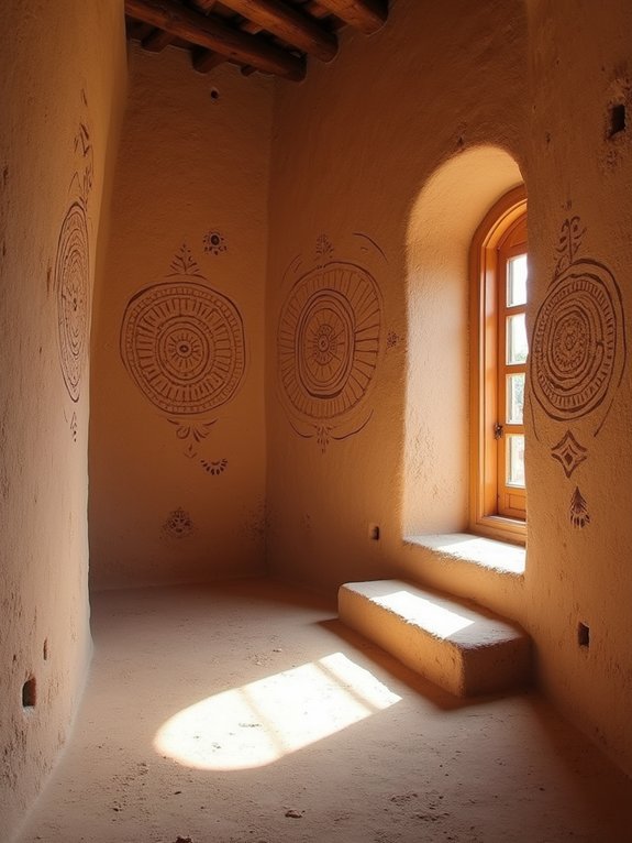 artistic mud wall designs