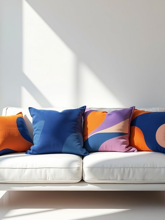 artistic throw pillow designs
