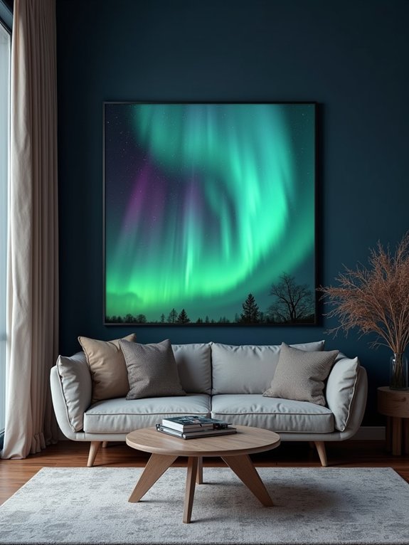 aurora borealis inspired color scheme