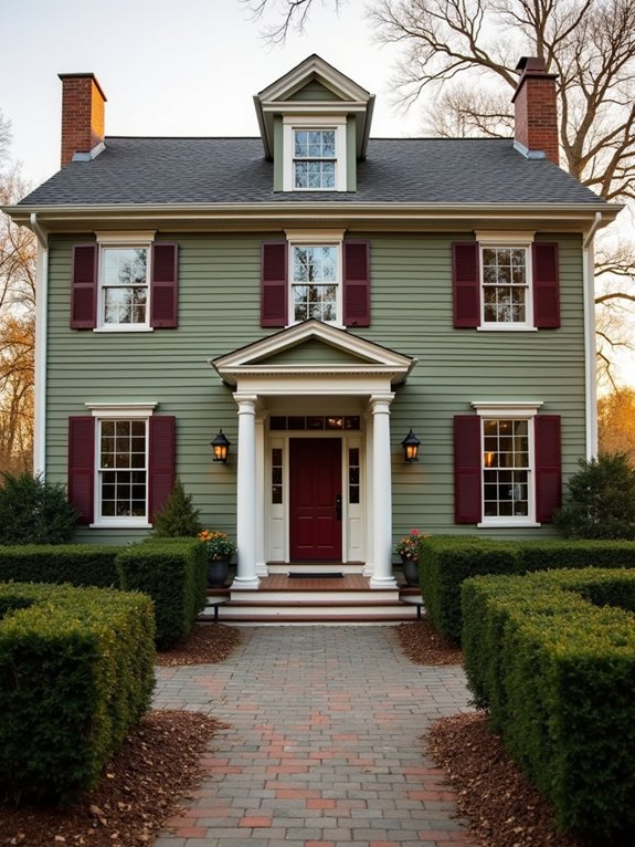 authentic colonial paint combinations