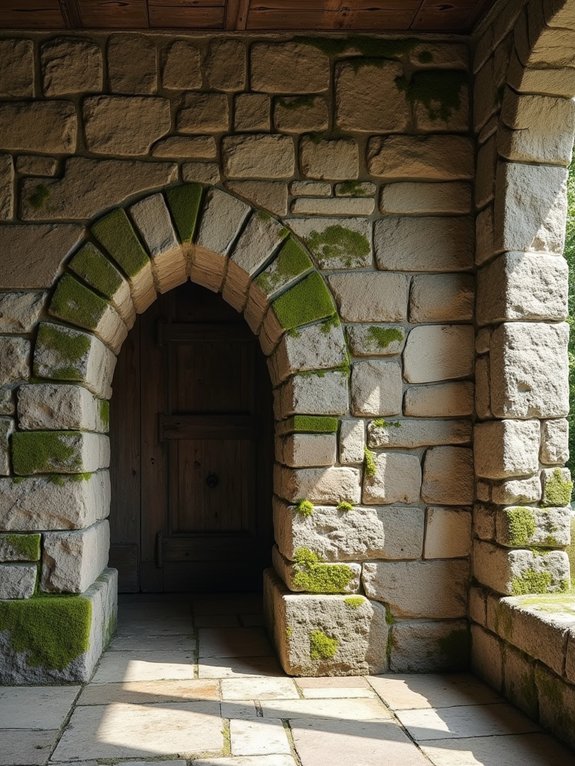 authentic medieval stone decor