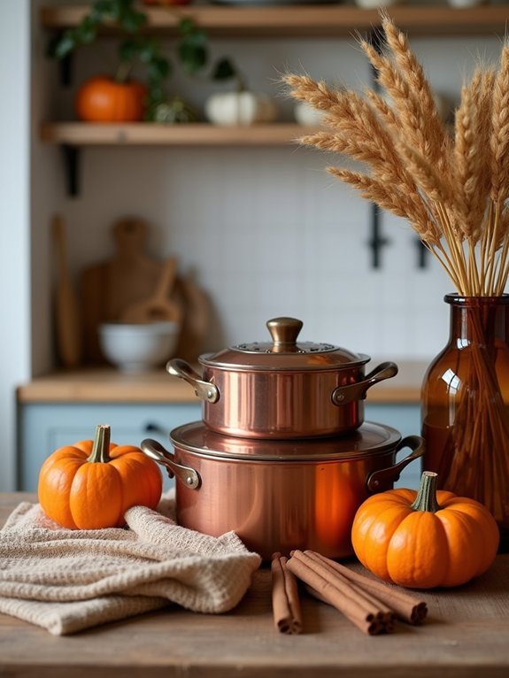 autumn kitchen dining accents