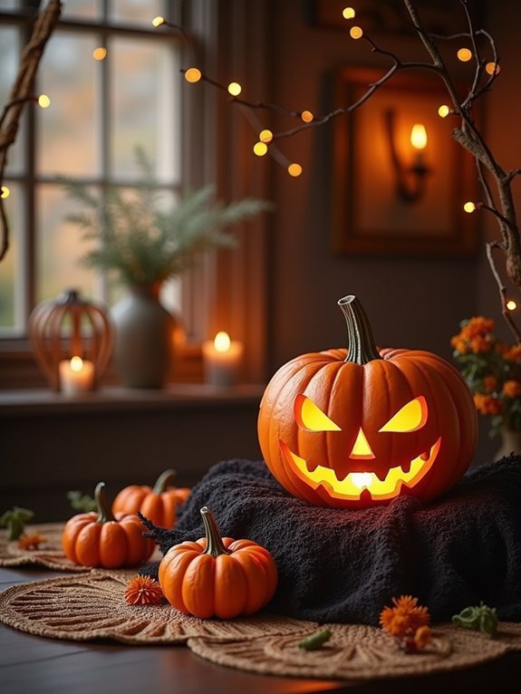 autumn pumpkin display ideas