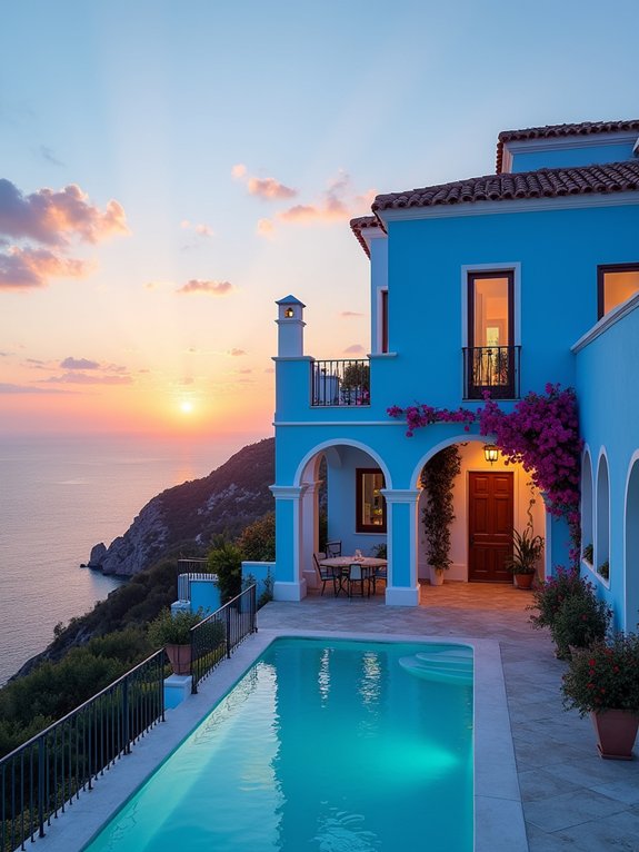azure coastal villa transformation