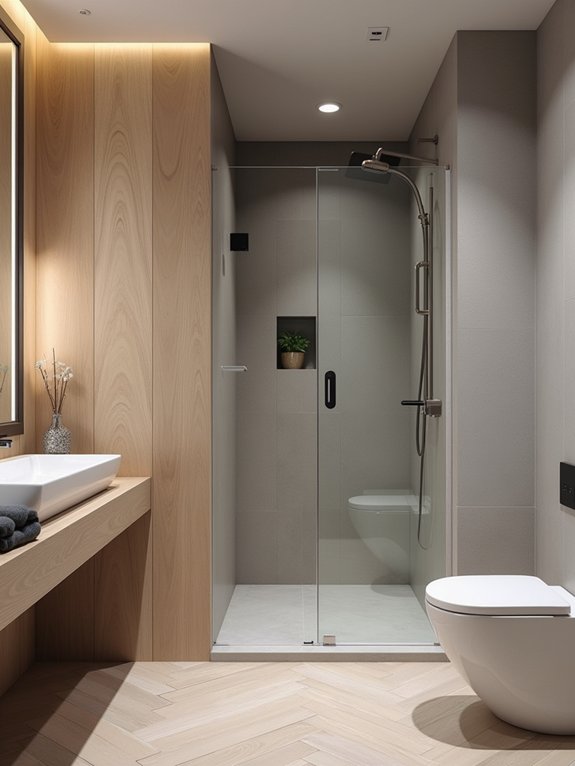 balanced mixed material tiles