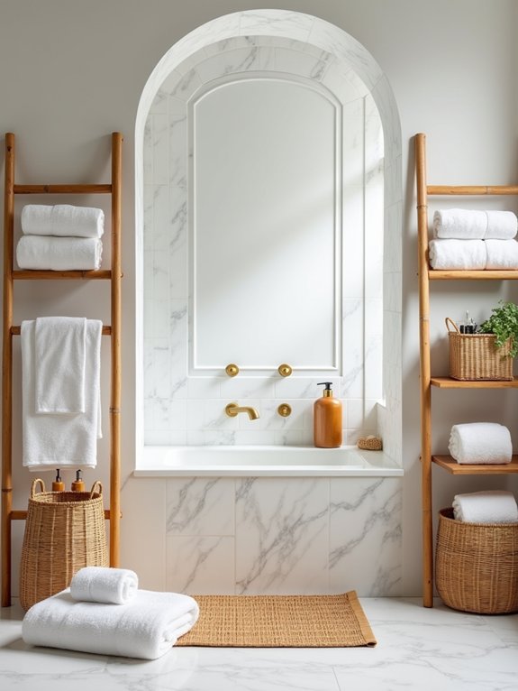 bamboo accents for organization
