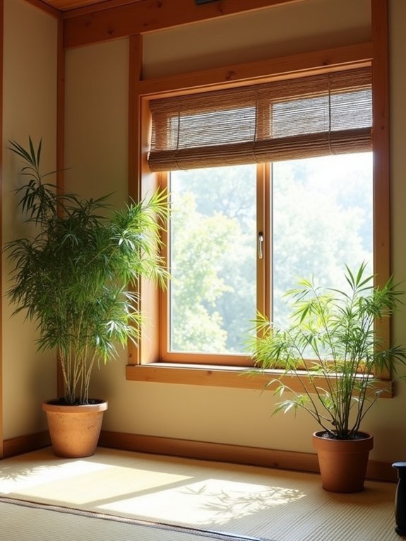 bamboo accents for tranquility